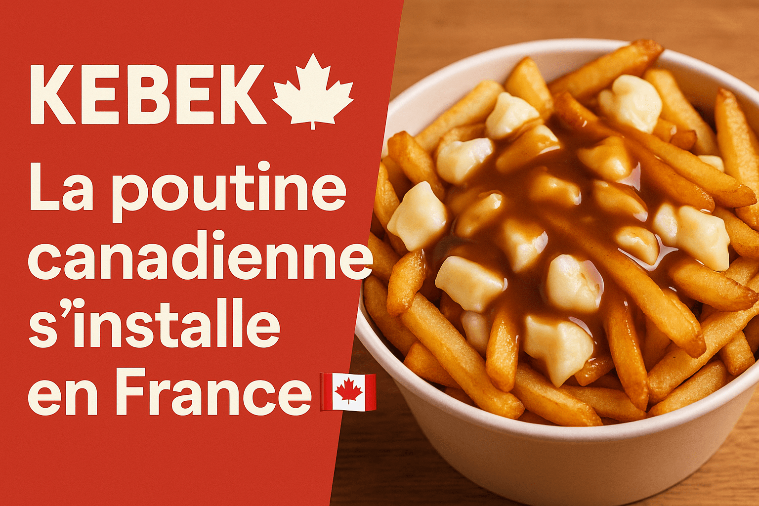 KEBEK La poutine canadienne